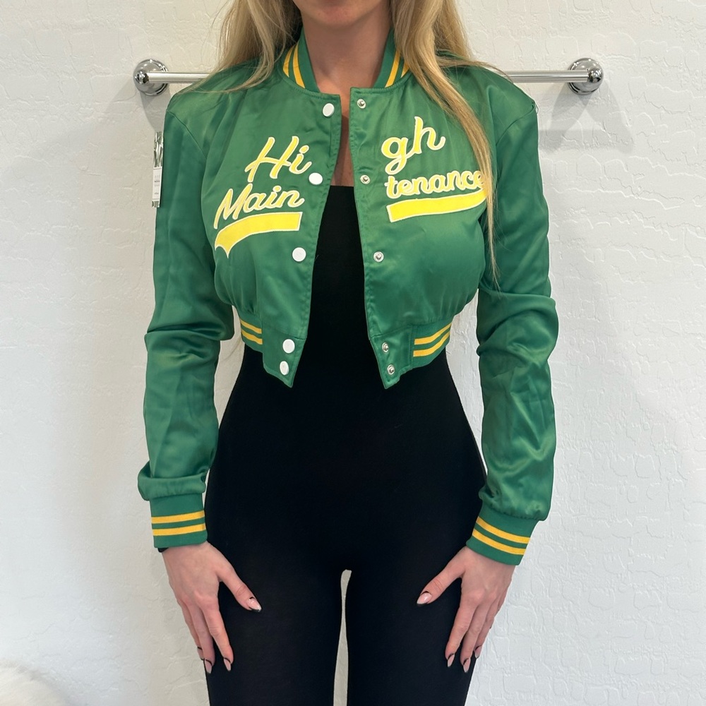 Cropped Bomber jacket